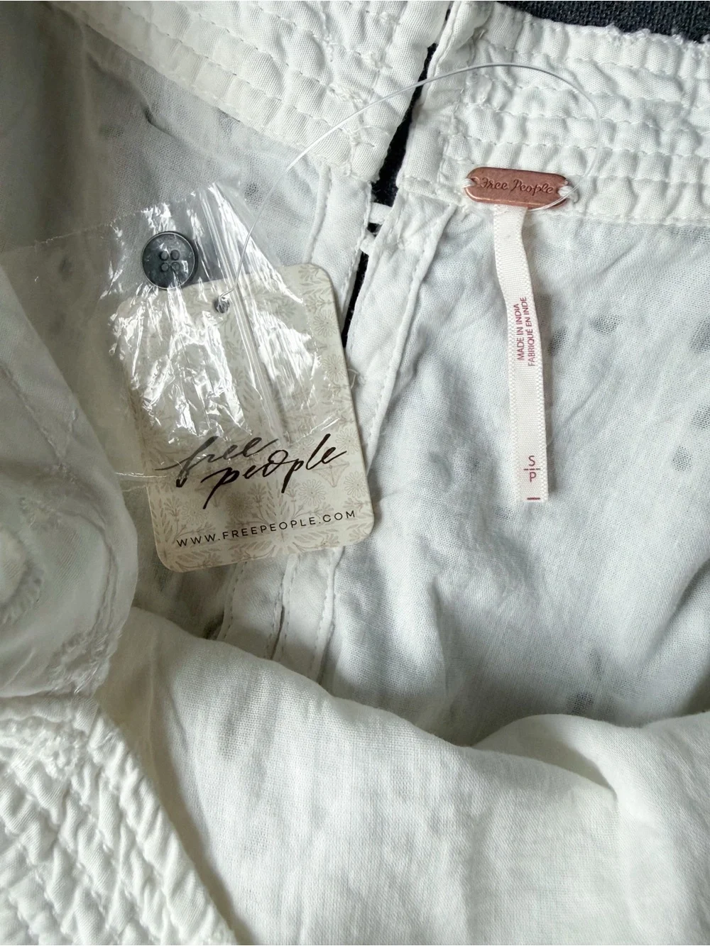 NWT Free People Primavera Eyelet Midi Dress in Size Small - Picture 7 of 9